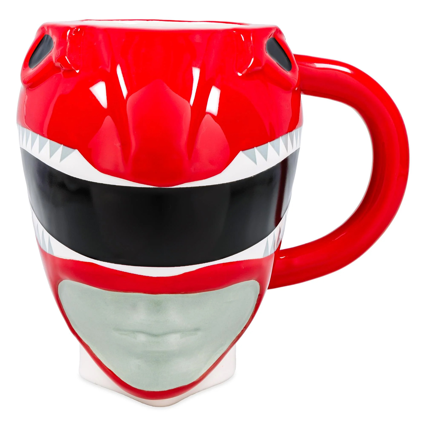 Caneca 3D Capacete T-Rex do Ranger Vermelho dos Power Rangers