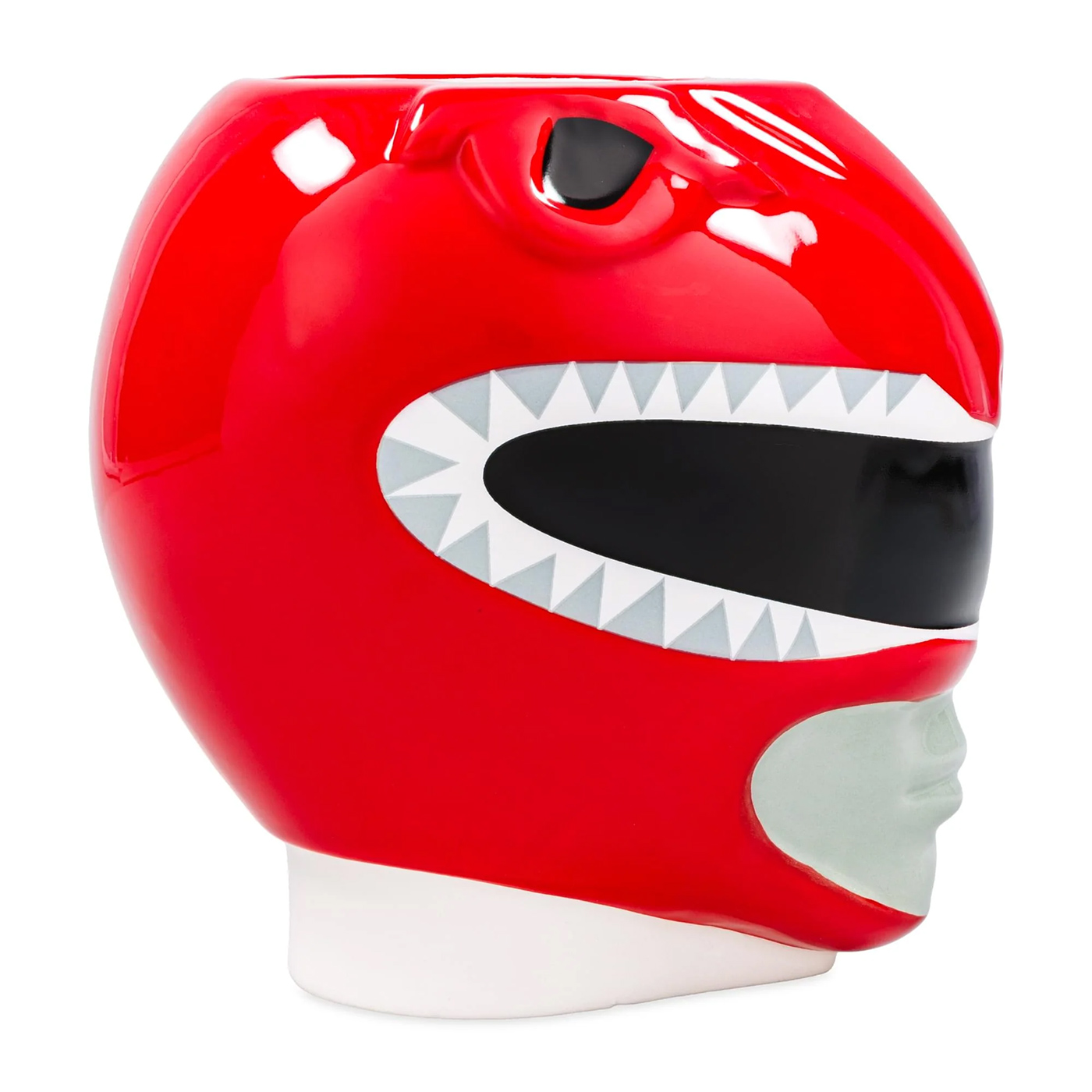 Caneca 3D Capacete T-Rex do Ranger Vermelho dos Power Rangers