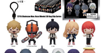 Chaveiros Chainsaw Man: O Filme – Arco da Reze 3D Foam Bag Clips