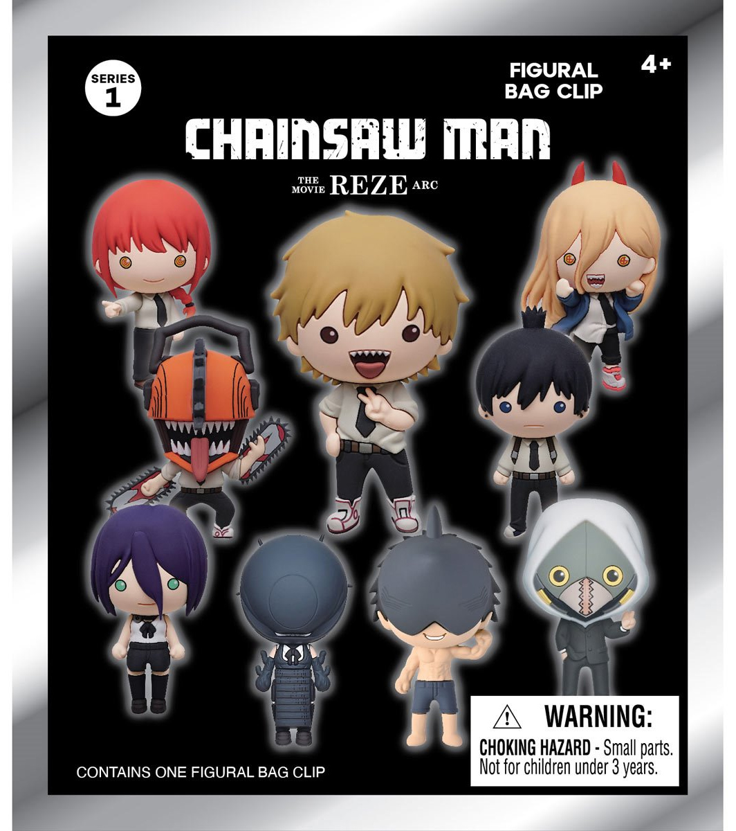 Chaveiros Chainsaw Man: O Filme - Arco da Reze 3D Foam Bag Clips
