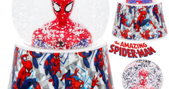 Mini Globo de Neve Iluminado com o Homem-Aranha (Marvel)