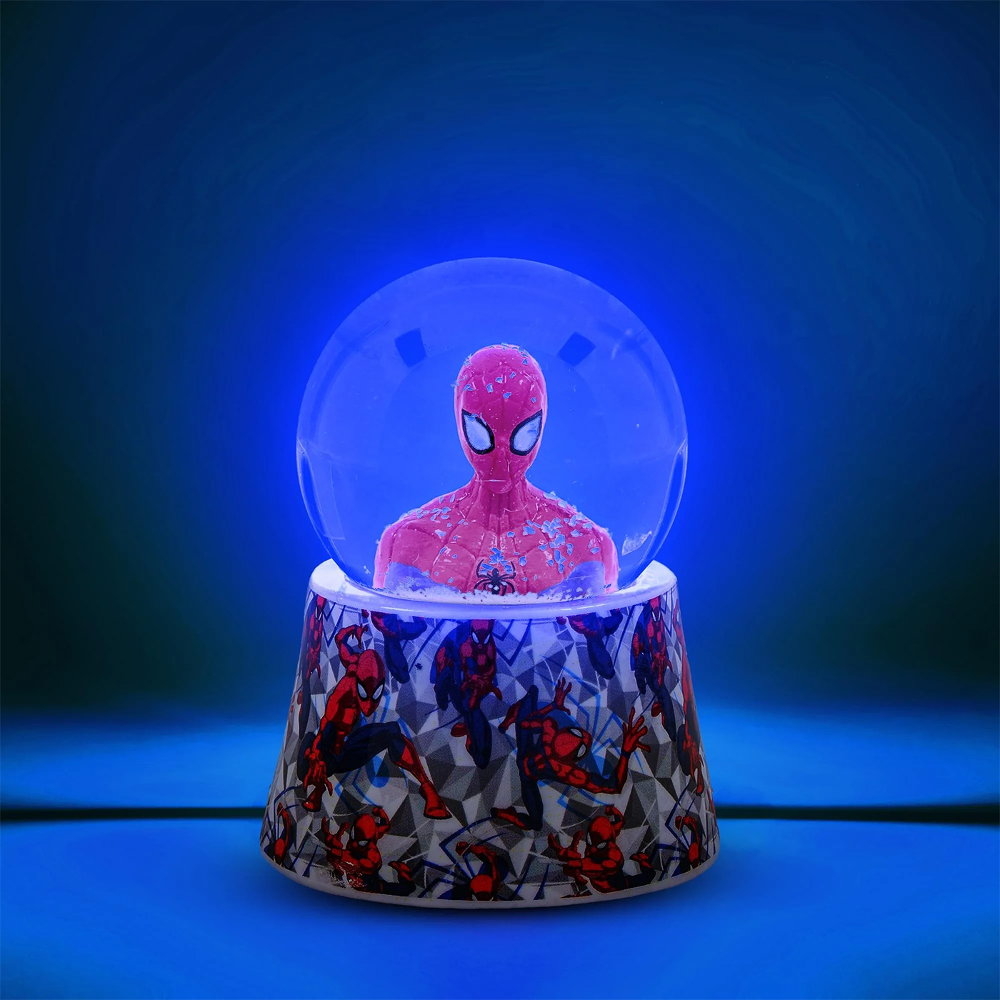 Mini Globo de Neve Iluminado com o Homem-Aranha (Marvel)