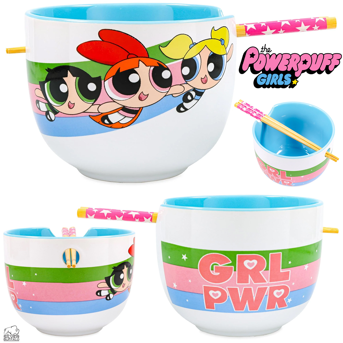 Tigela Ramen “Girl Power” das Meninas Superpoderosas