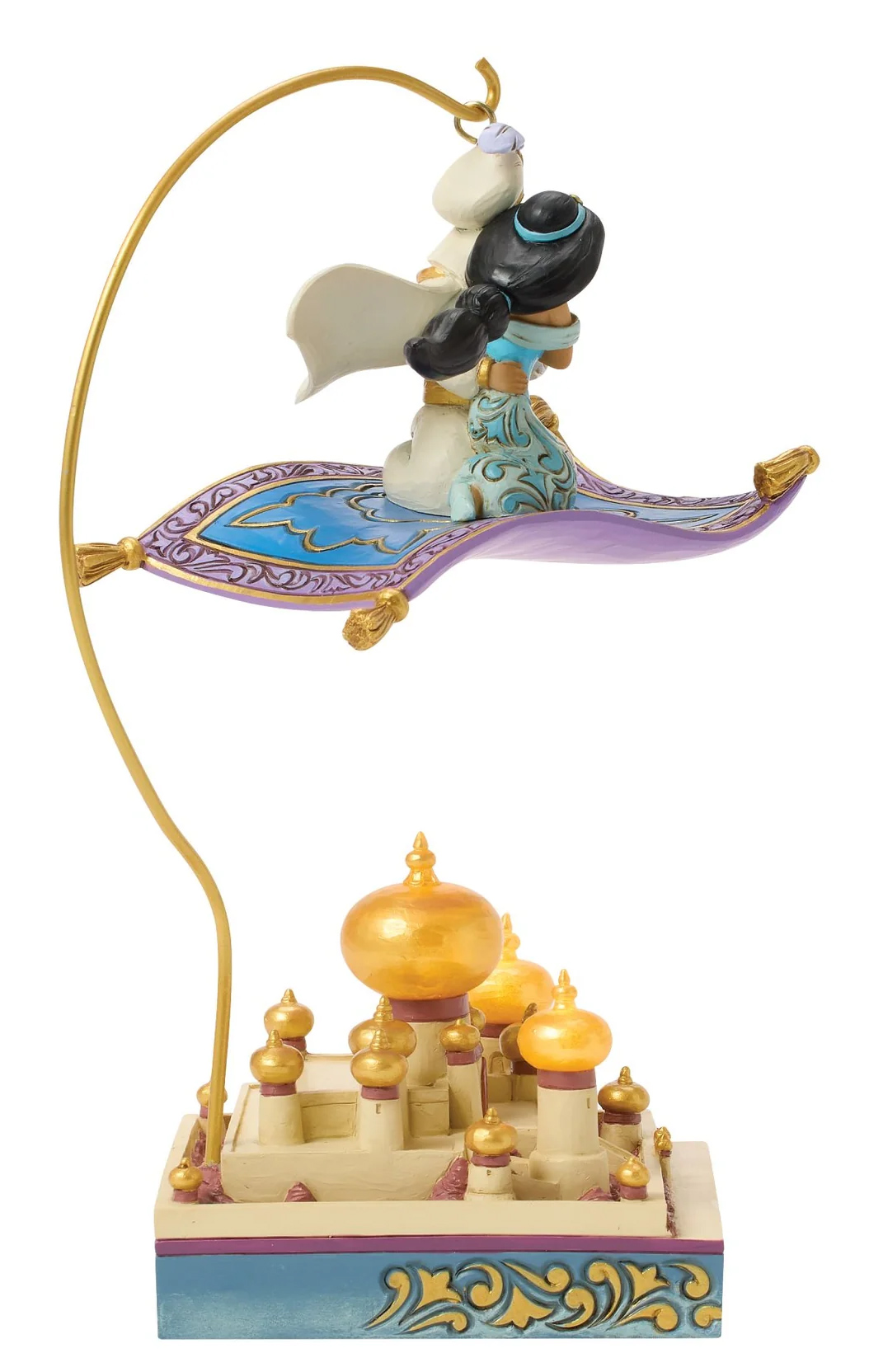Estátua Aladdin e Jasmine Sobrevoando Agrabah (Jim Shore Disney Traditions)