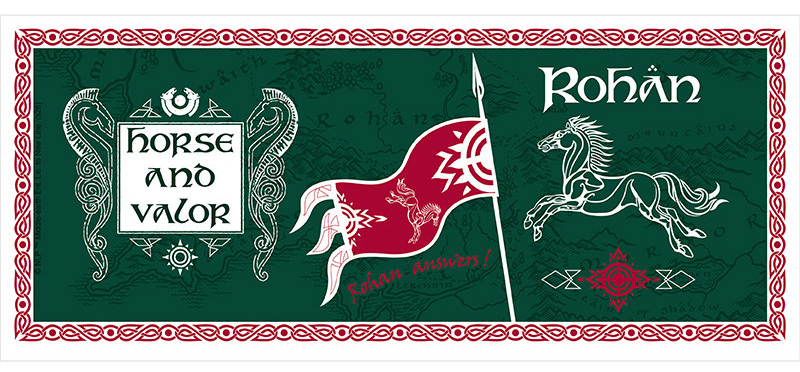 Canecas dos Reino dos Homens na Terra-Média: Gondor e Rohan (O Senhor dos Anéis)