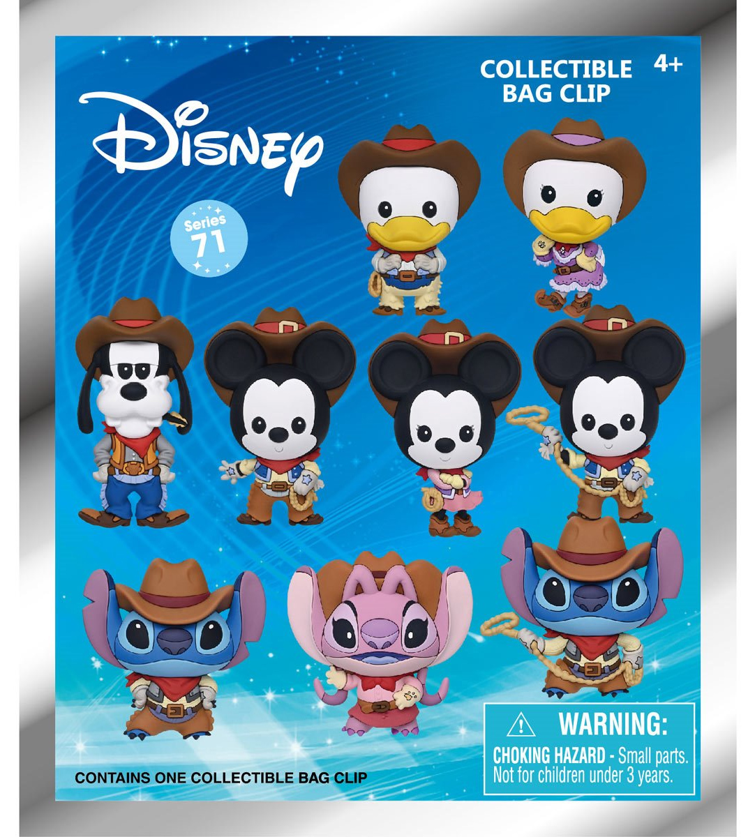 Chaveiros Disney do Velho Oeste 3D Figural Bag Clips
