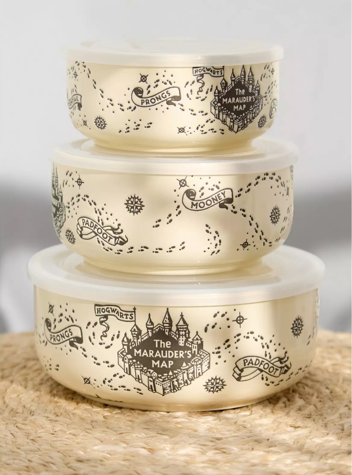 Conjunto de Potes Mapa do Maroto de Harry Potter