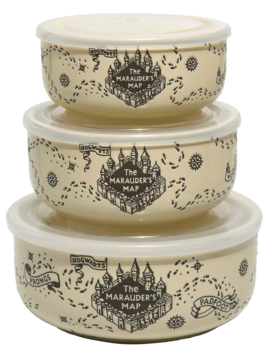 Conjunto de Potes Mapa do Maroto de Harry Potter