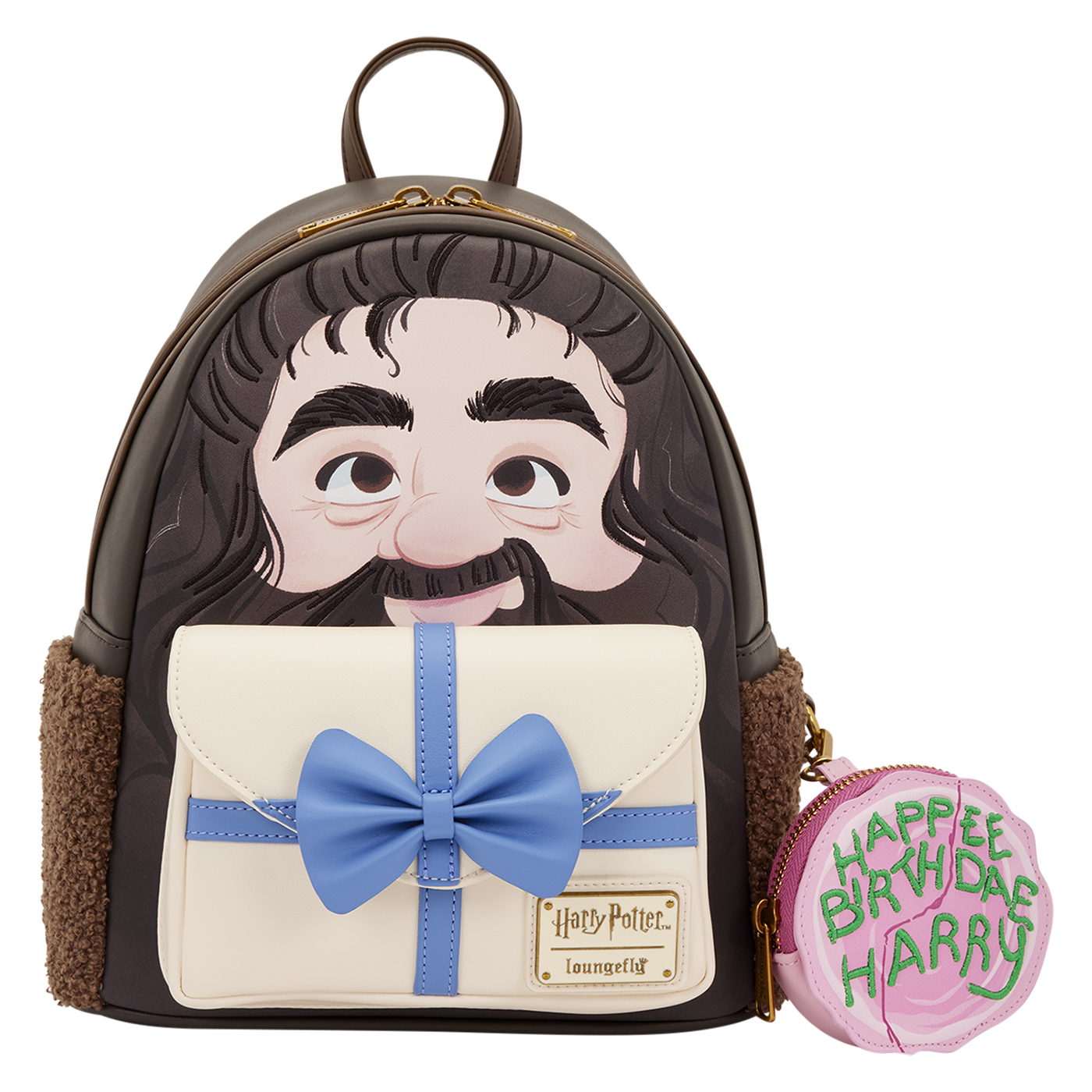 Mini-Mochila Rúbeo Hagrid com Bolo de Aniversário do Harry Potter