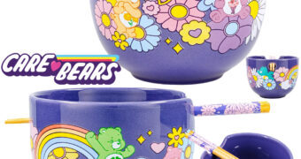 Tigela Ramen Ursinhos Carinhosos “Flower Power” (Care Bears)