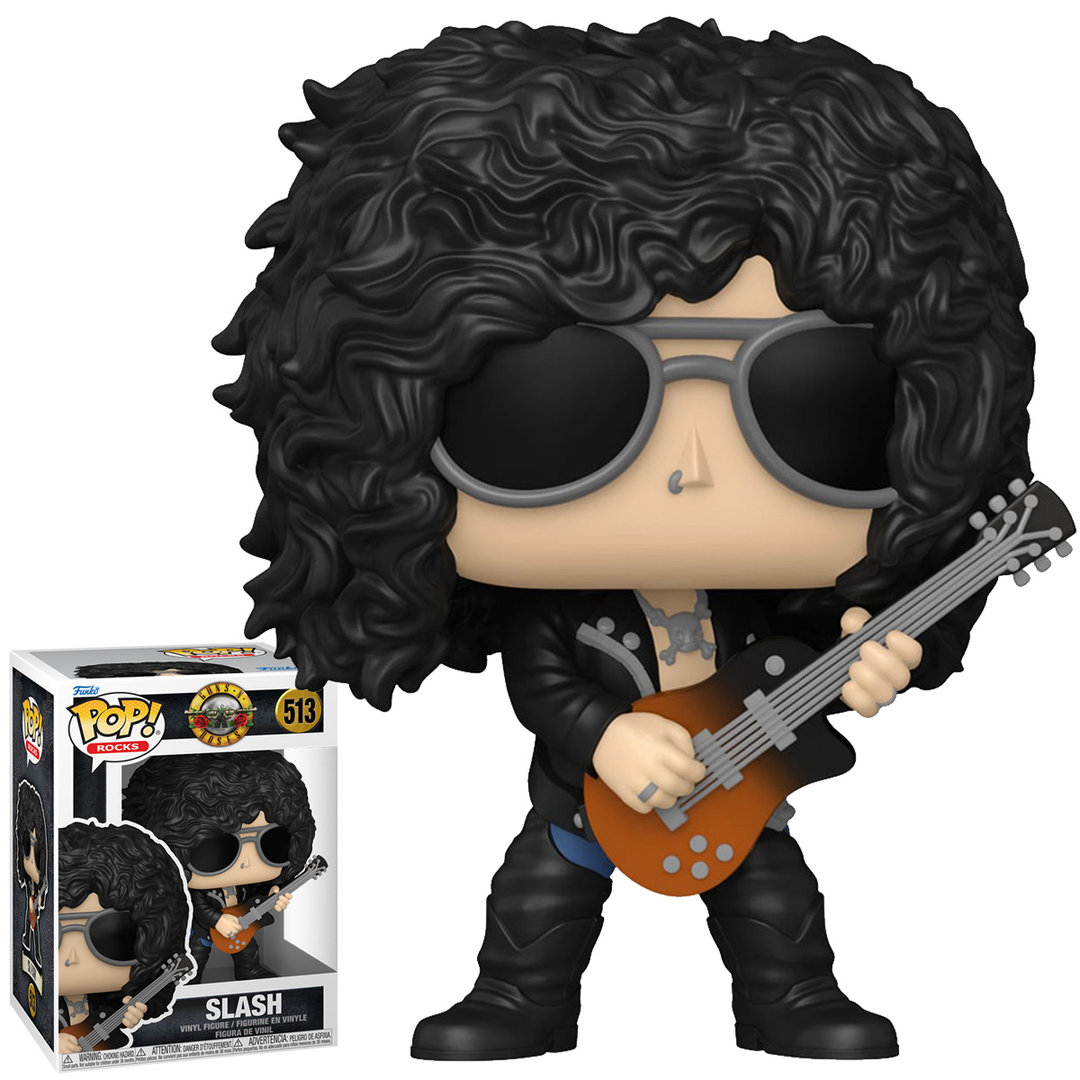 Bonecos Pop! Rocks Guns N’ Roses Anos 80 e 90