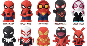Dedoches Homem-Aranha Sofvi Puppet com 10 Versões do Aranhaverso