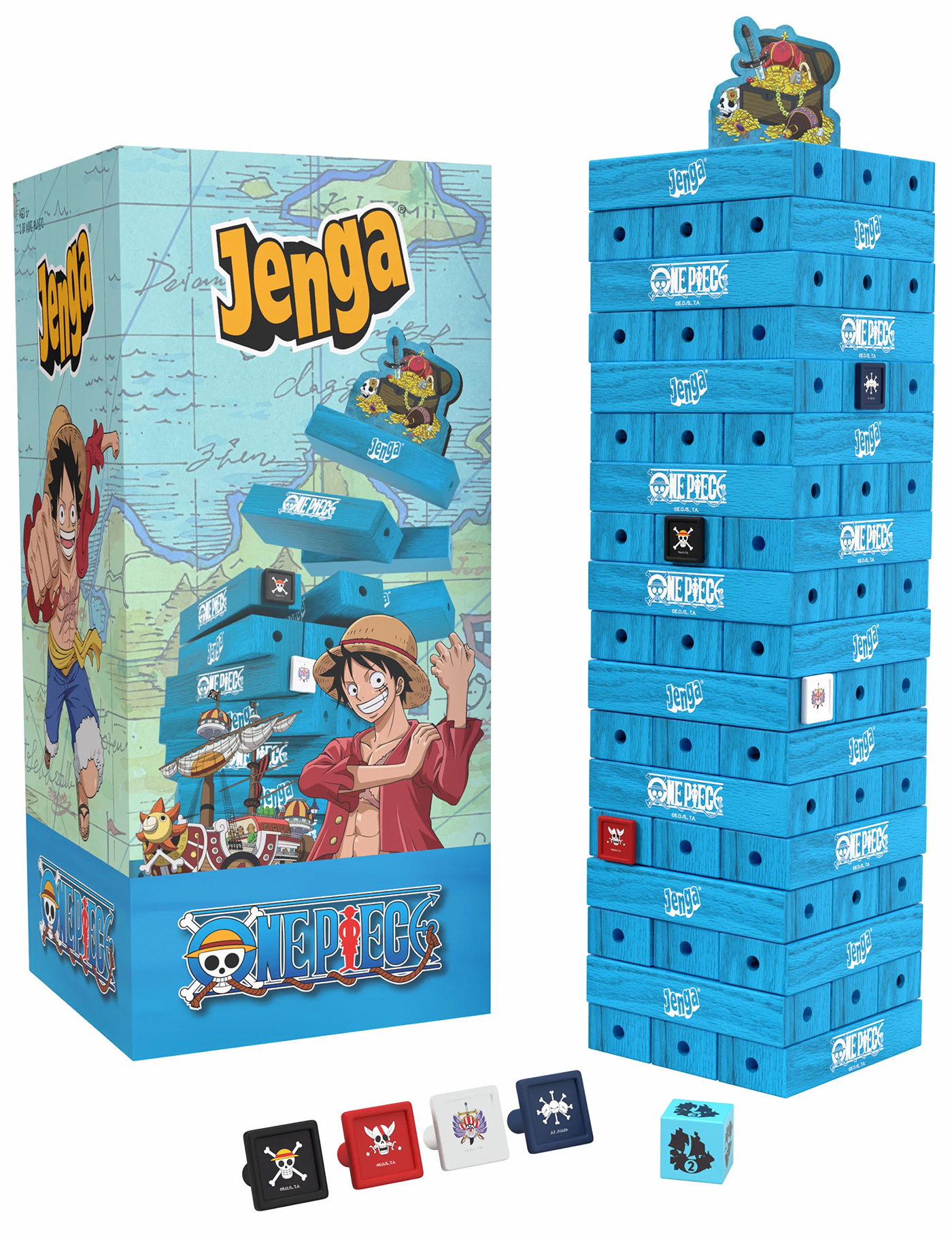 Jogo de Empilhar JENGA One Piece