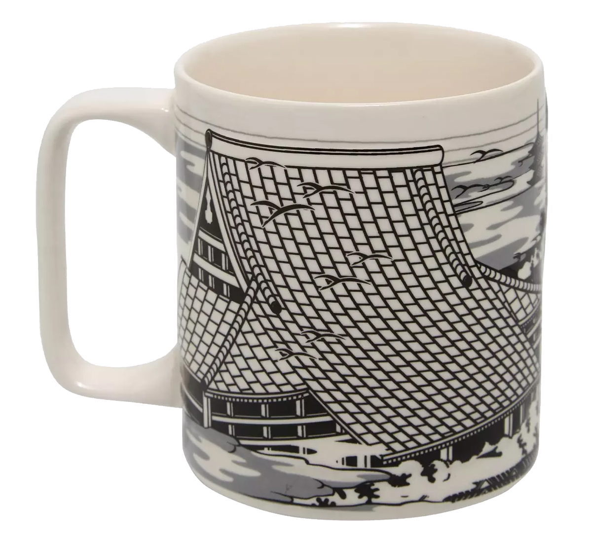 Caneca Godzilla em Estilo Ukiyo-e