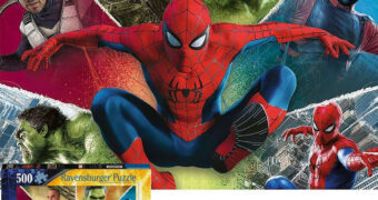 Quebra-Cabeça Homem-Aranha: Um Novo Dia com Hulk, Bumerangue, Escorpião e Tarântula