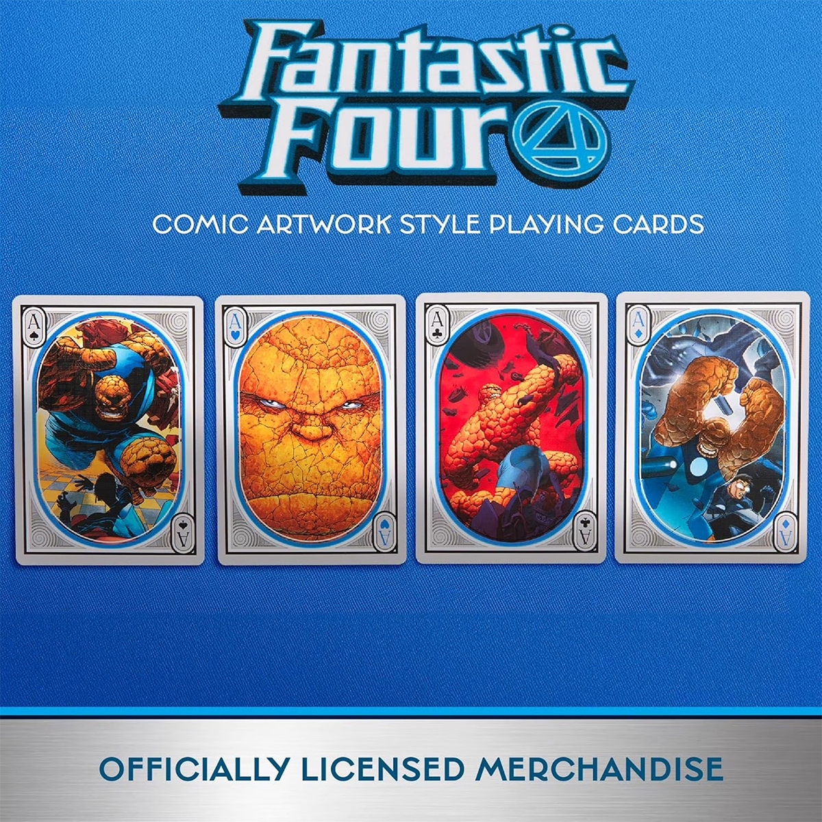 Baralho Quarteto Fantástico com Cenas dos Quadrinhos (Marvel)