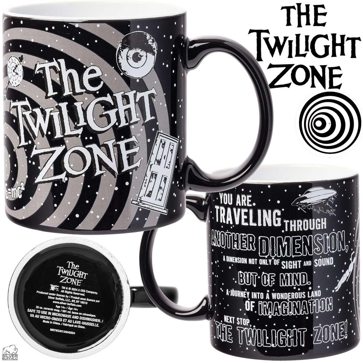 Caneca da Série Clássica Além da Imaginação (The Twilight Zone 1959)