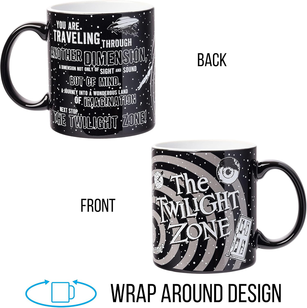 Caneca da Série Clássica Além da Imaginação (The Twilight Zone 1959)