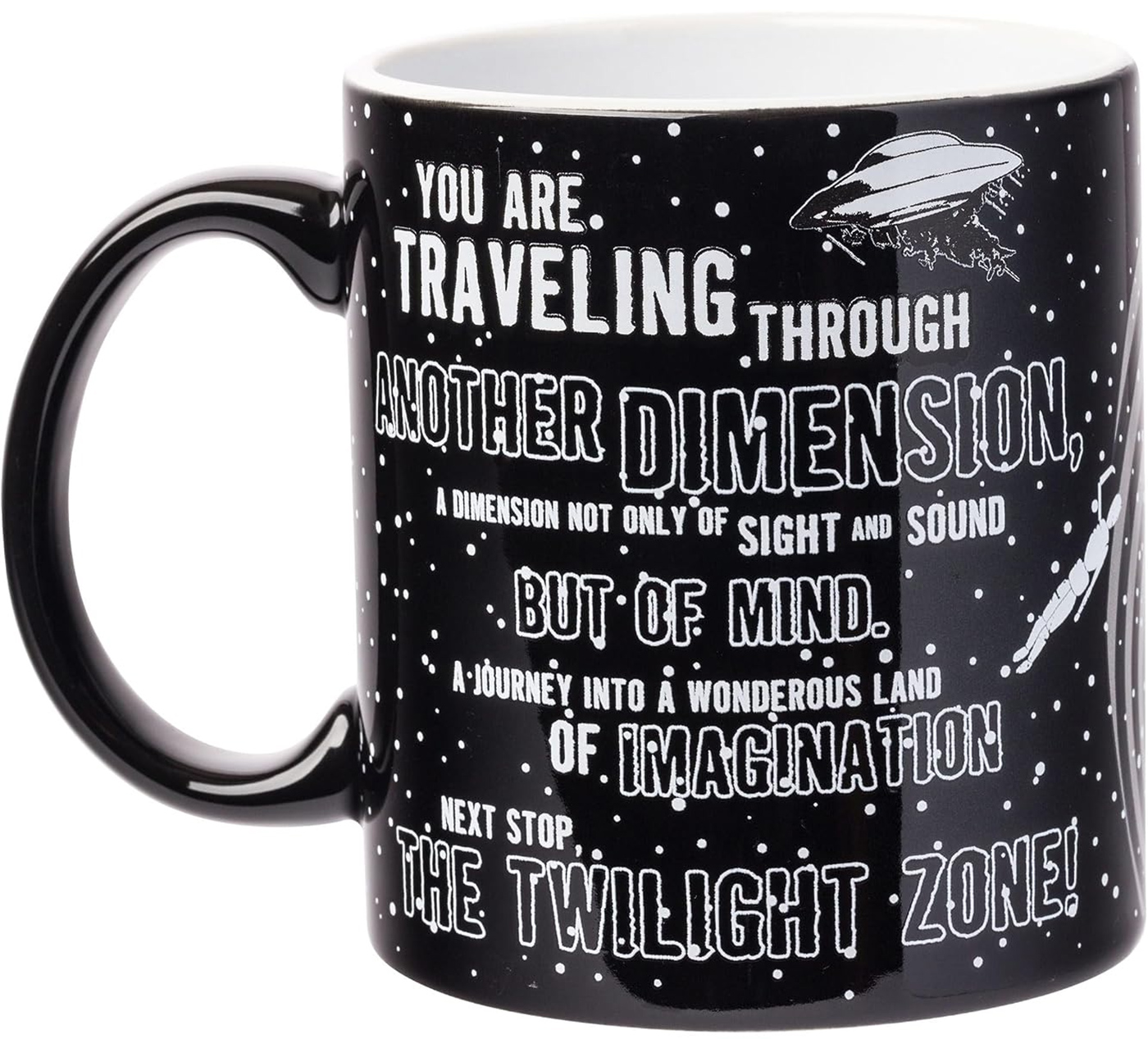 Caneca da Série Clássica Além da Imaginação (The Twilight Zone 1959)
