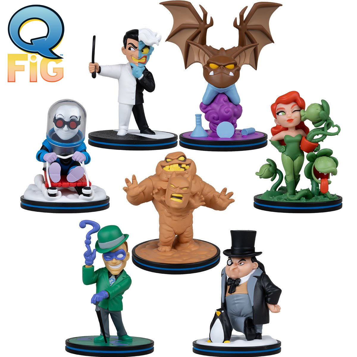 Figuras Vilões Q-Fig de Luxo de Batman: A Série Animada