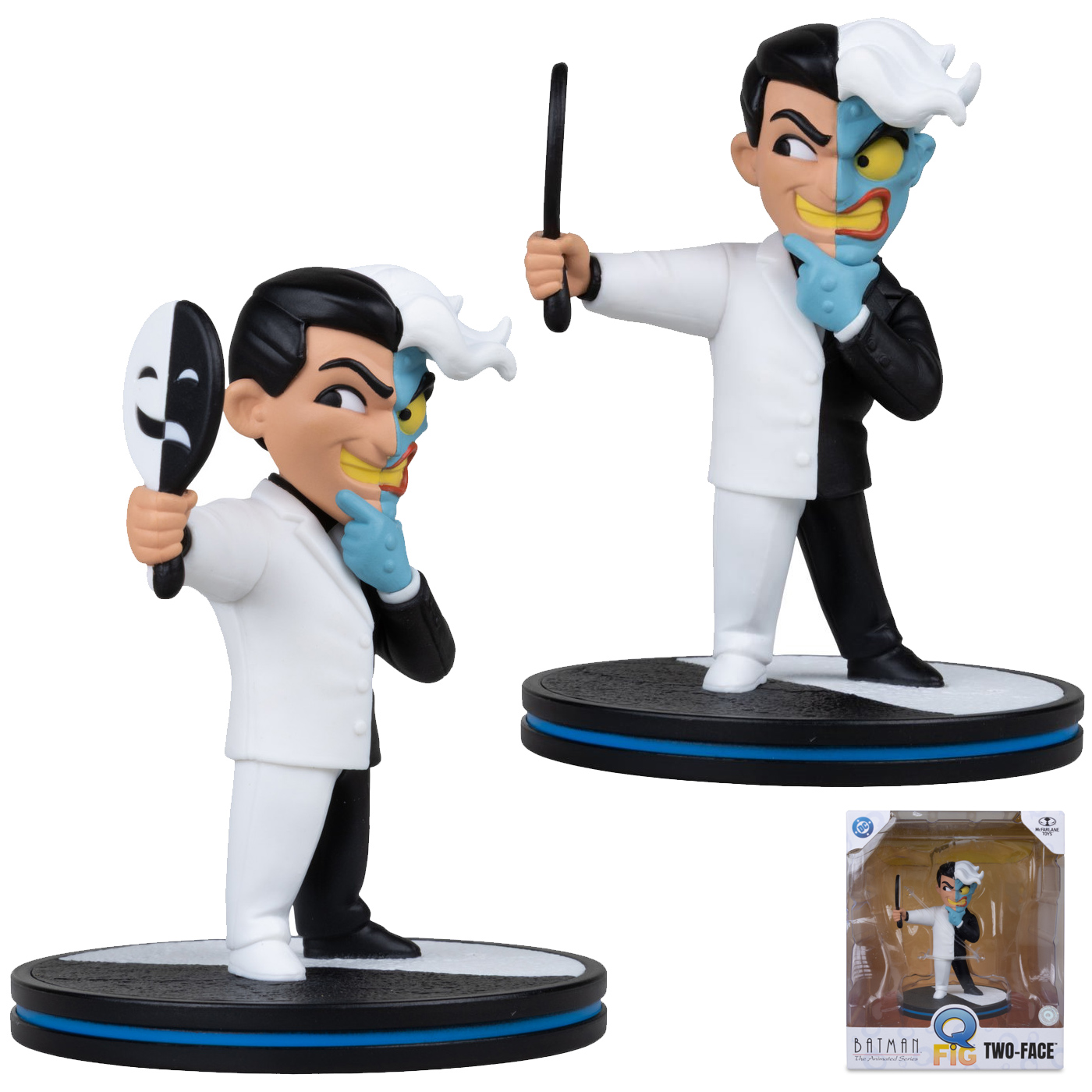 Figuras Vilões Q-Fig de Luxo de Batman: A Série Animada