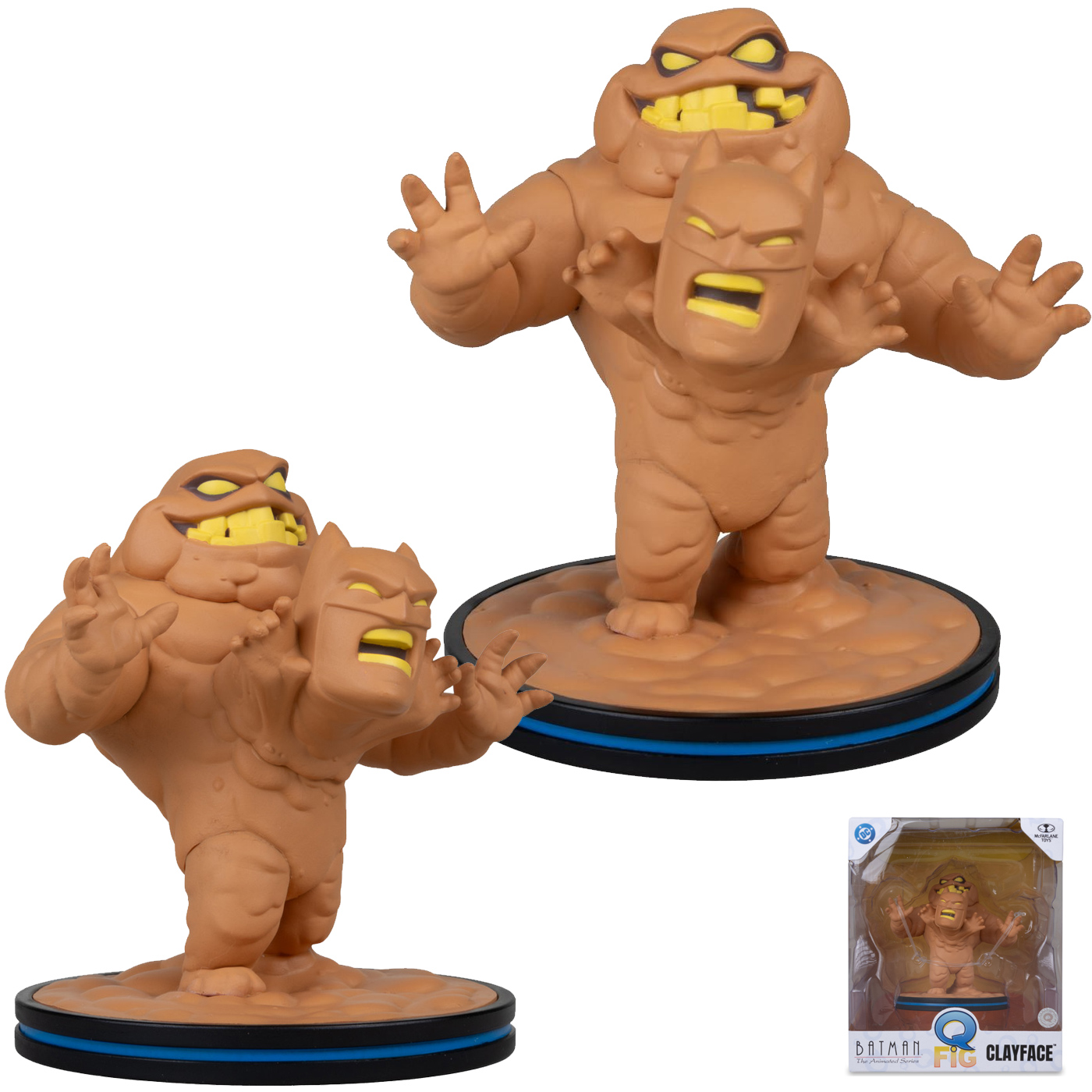 Figuras Vilões Q-Fig de Luxo de Batman: A Série Animada