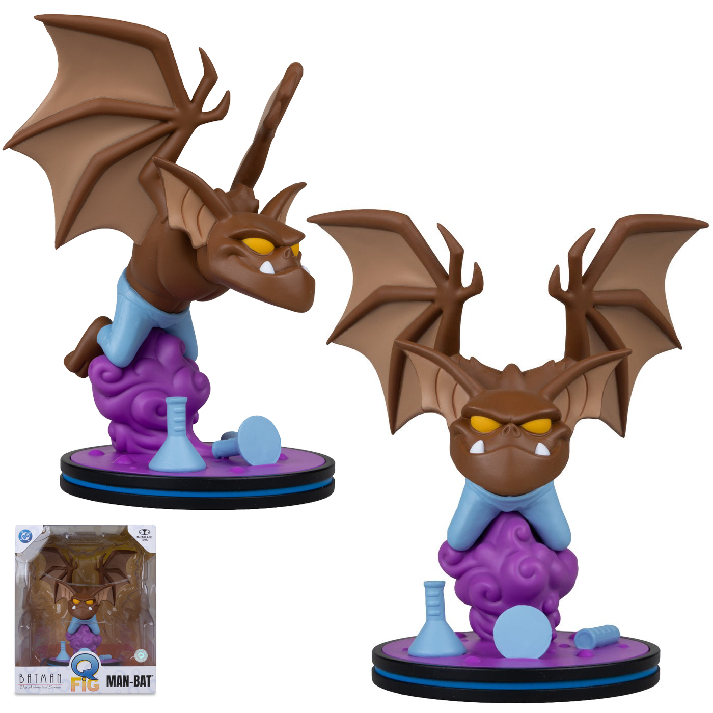 Figuras Vilões Q-Fig de Luxo de Batman: A Série Animada