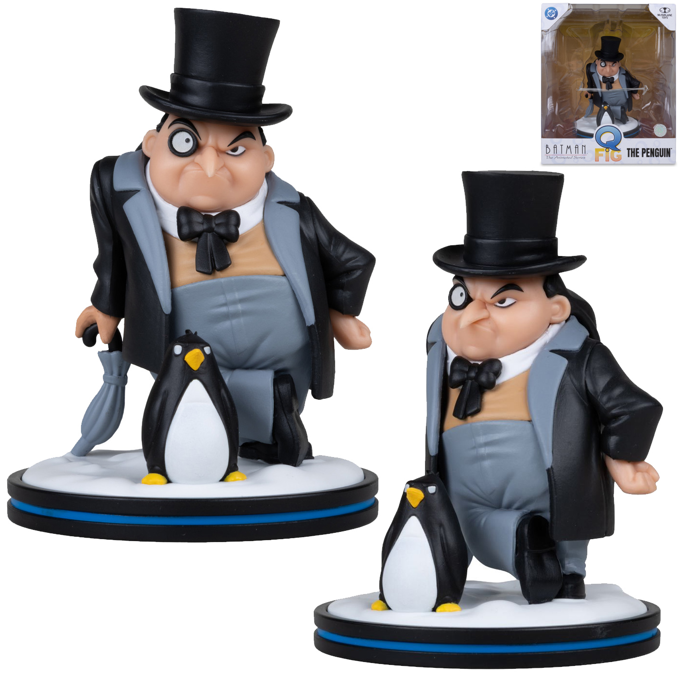 Figuras Vilões Q-Fig de Luxo de Batman: A Série Animada