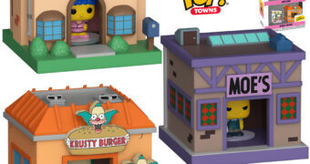 Micro Sets Bitty Pop! Town: Casa dos Simpsons, Taverna do Moe e Krusty Burger