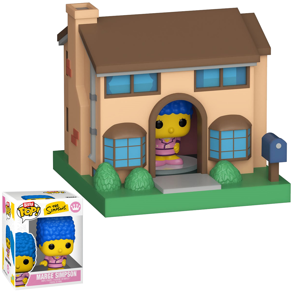 Micro Sets Bitty Pop! Town com a Casa dos Simpsons, Taverna do Moe e Krusty Burger