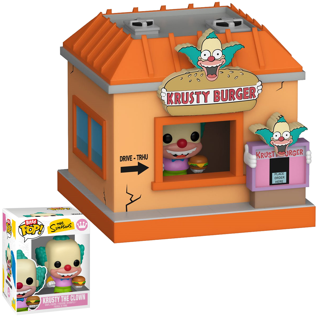 Micro Sets Bitty Pop! Town com a Casa dos Simpsons, Taverna do Moe e Krusty Burger