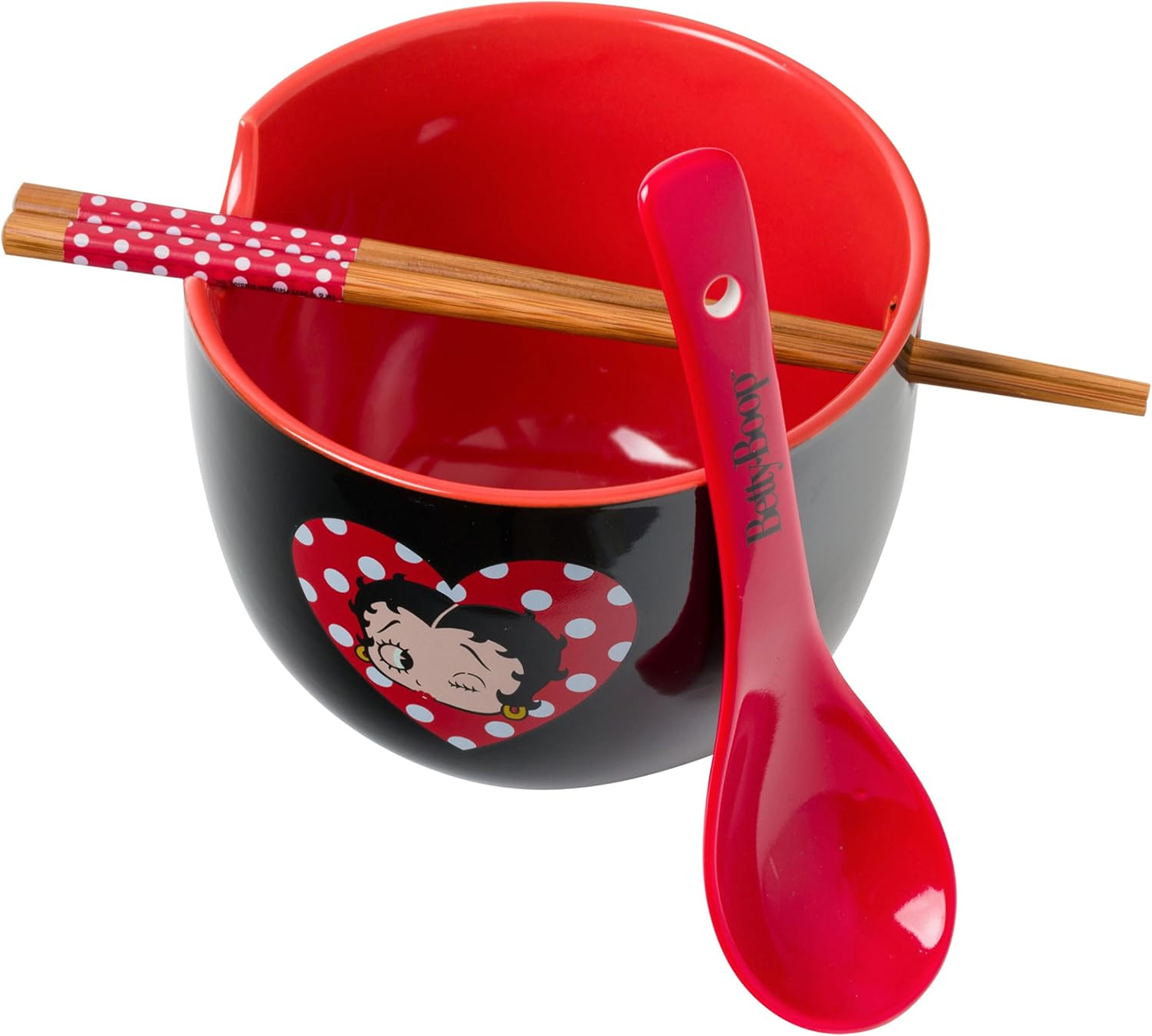 Tigela Ramen Betty Boop Piscando o Olho