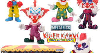 Mini-Figuras MetalFigs Palhaços Assassinos do Espaço Sideral de Metal Fundido (Die-Cast)