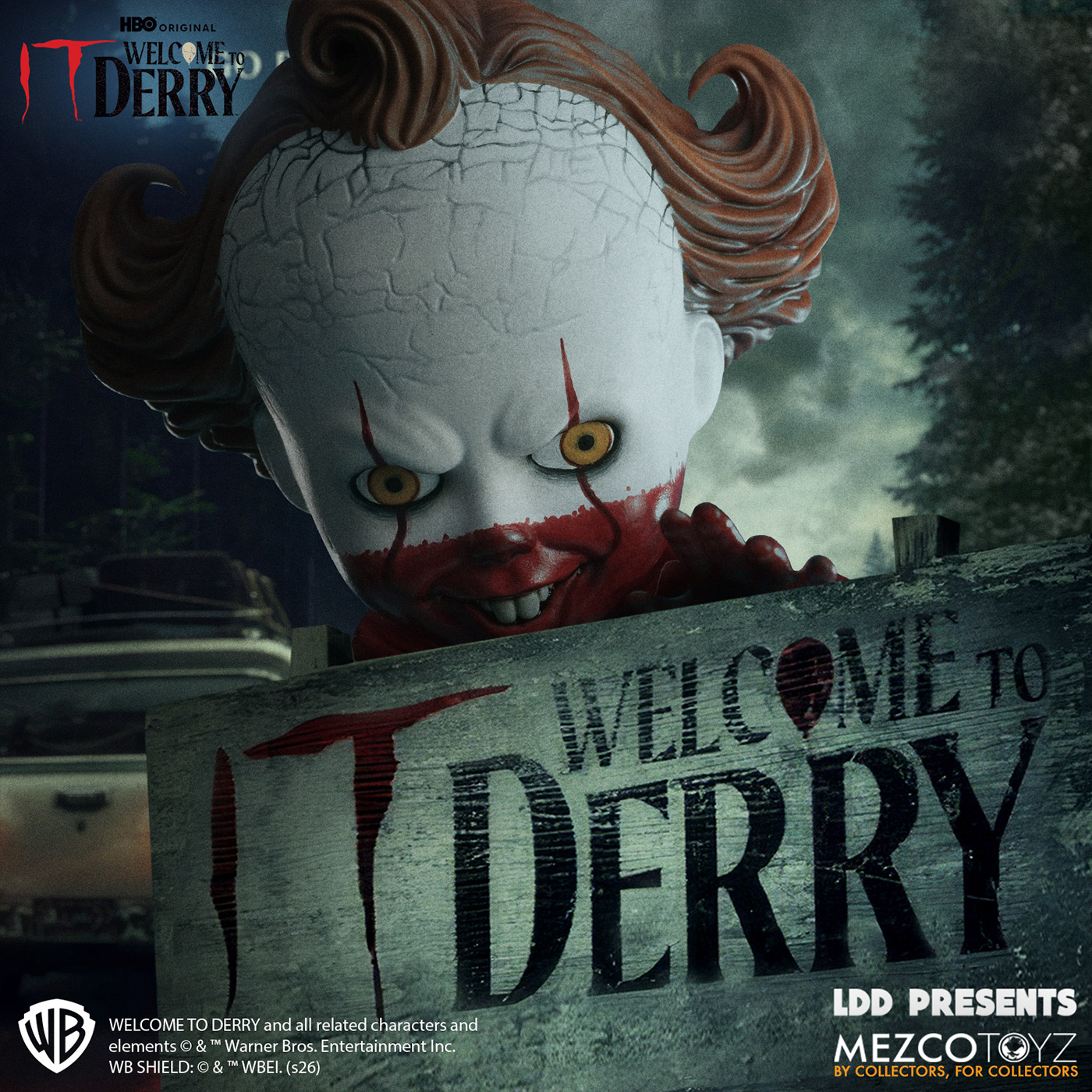 Living Dead Dolls Apresenta: Pennywise da Série IT Bem-vindos a Derry