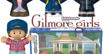 Bonequinhas Gilmore Girls Little People Collector com Rory, Lorelai, Emily e Luke Danes