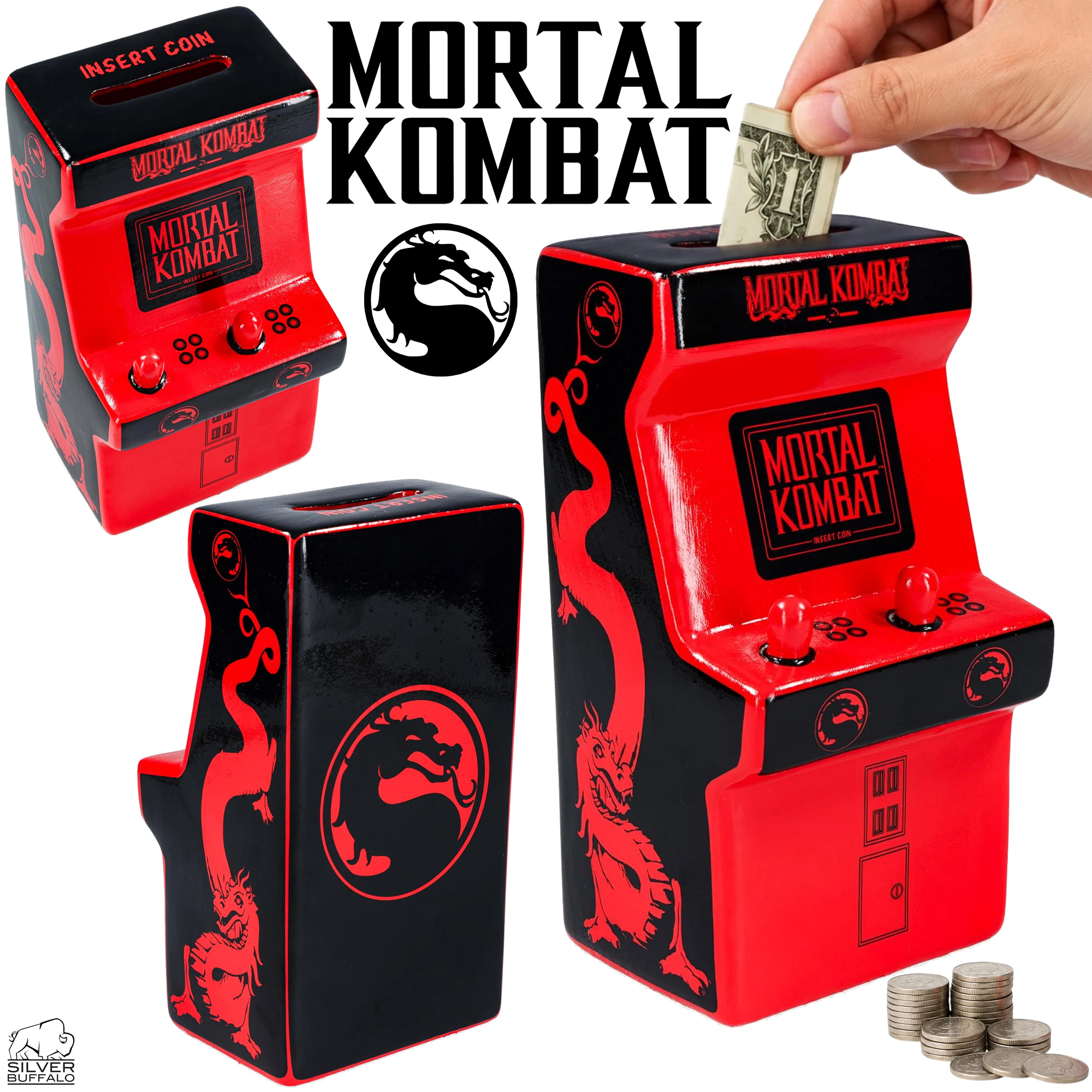 Cofre Máquina Arcade de Mortal Kombat