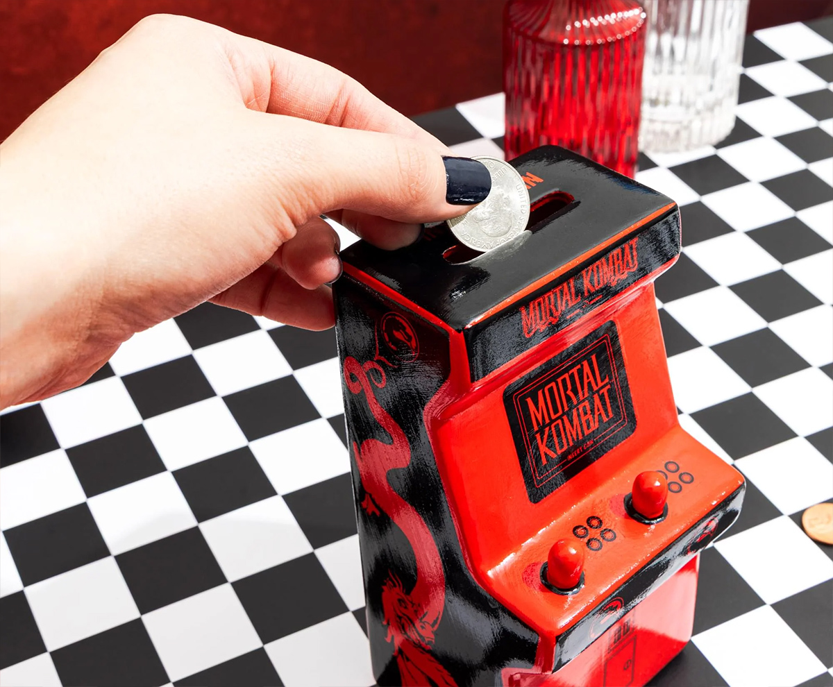 Cofre Máquina Arcade de Mortal Kombat
