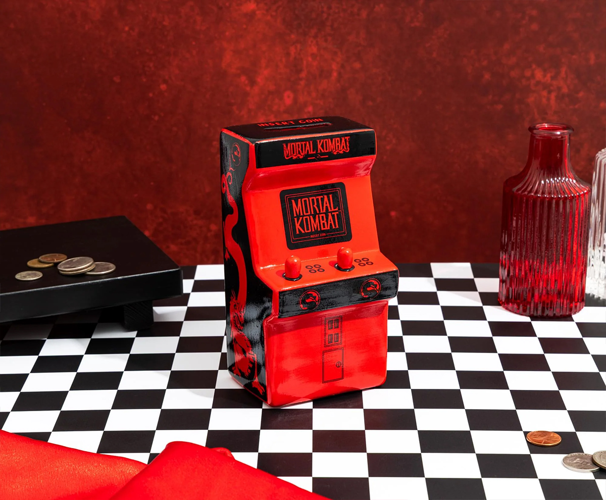 Cofre Máquina Arcade de Mortal Kombat