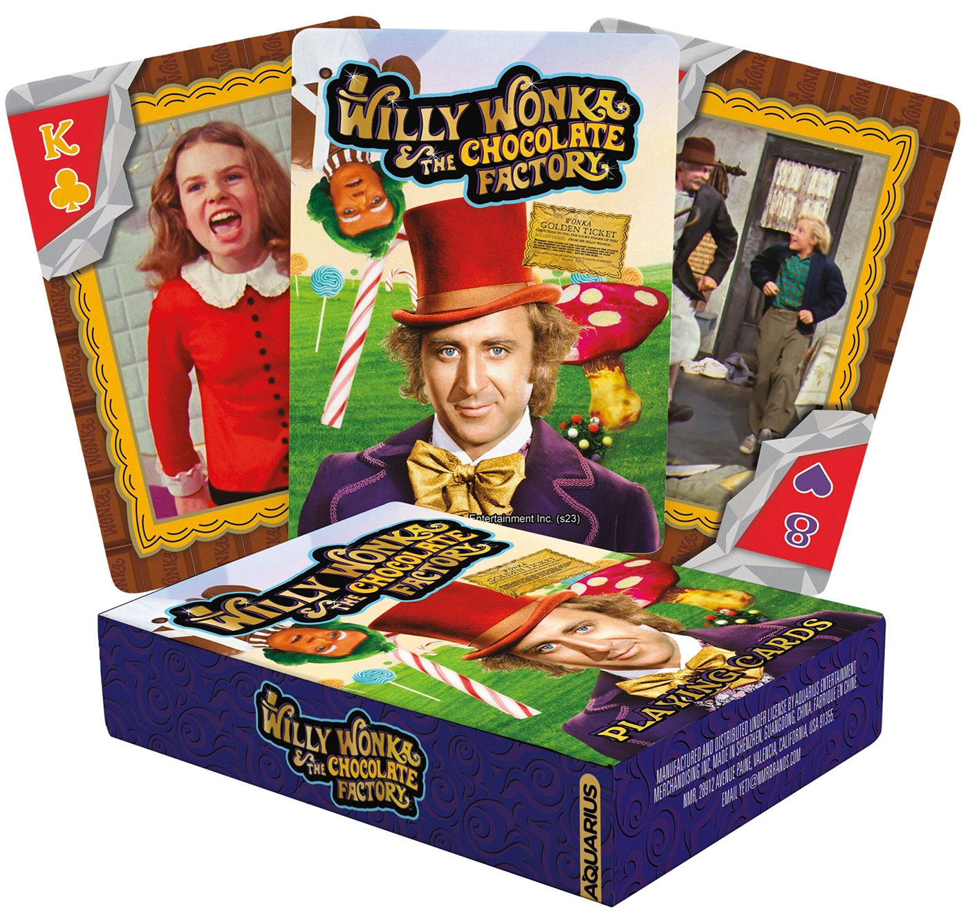 Baralho A Fantástica Fábrica de Chocolate com Gene Wilder (1971)