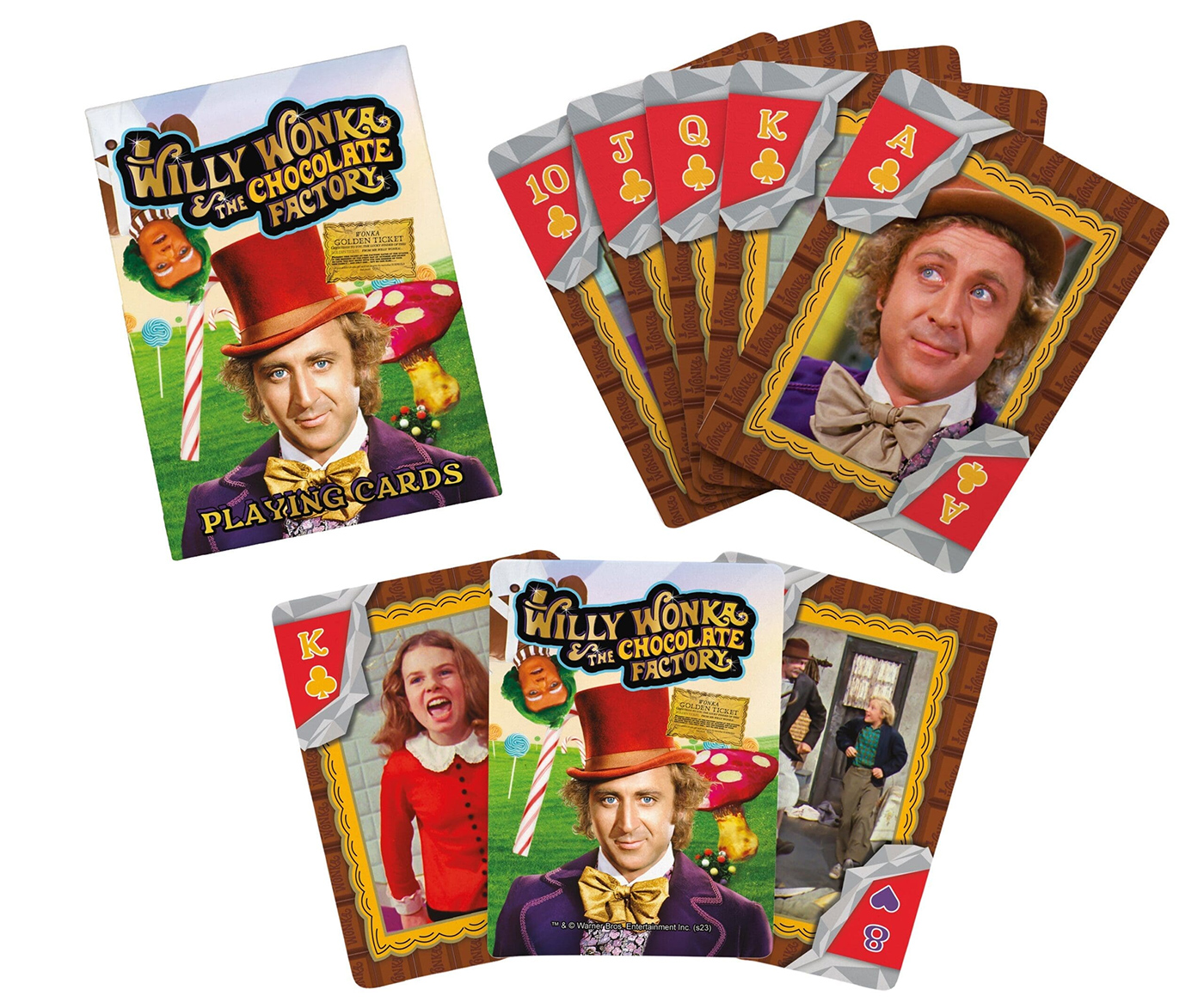 Baralho A Fantástica Fábrica de Chocolate com Gene Wilder (1971)