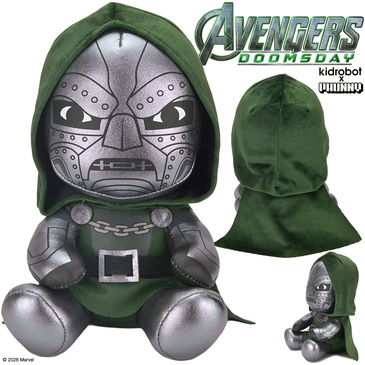 Boneco de Pelúcia Vingadores: Doutor Destino Phunny (Avengers: Doomsday)