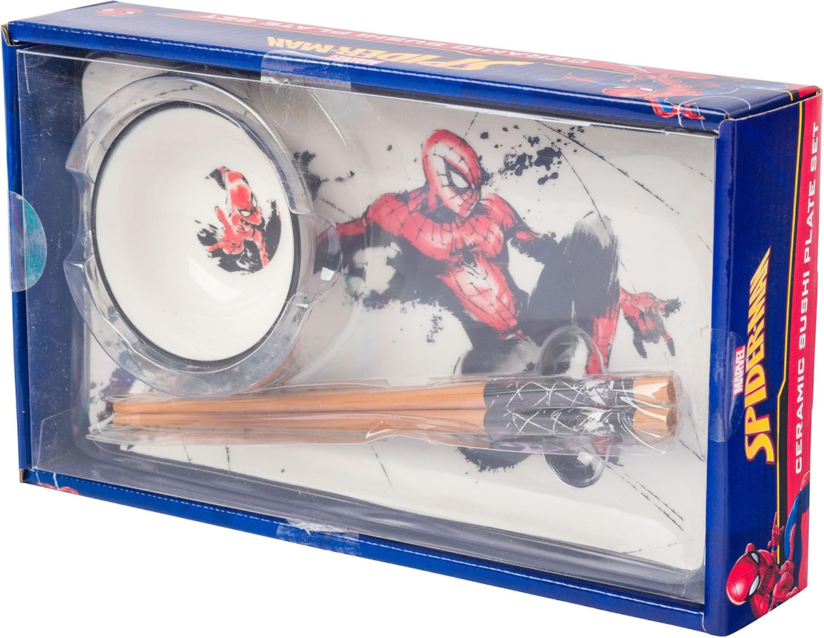 Conjunto de Sushi Homem-Aranha “Spidey Painting”