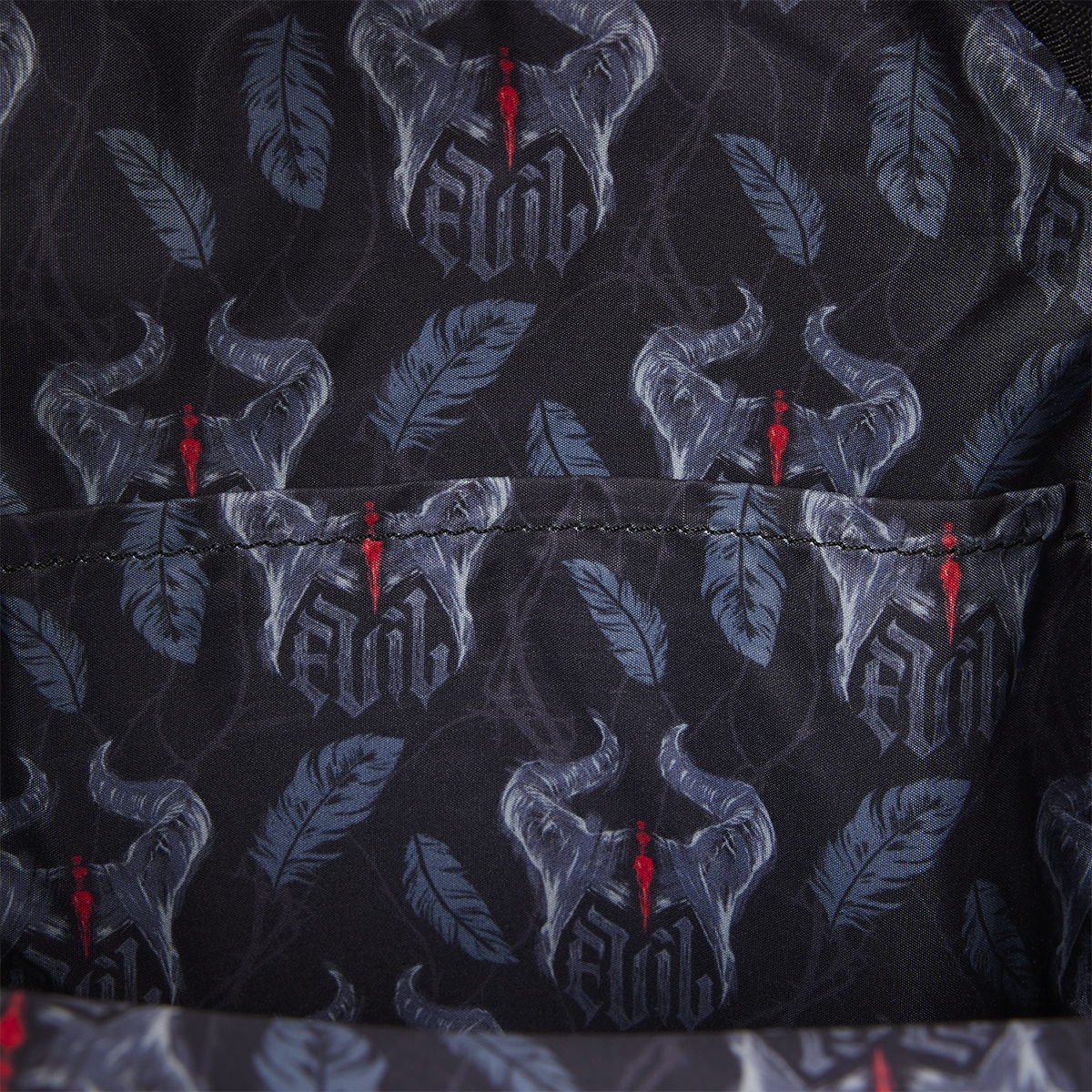 Mini-Mochila Malévola (Maleficent) com Chifres e Asas