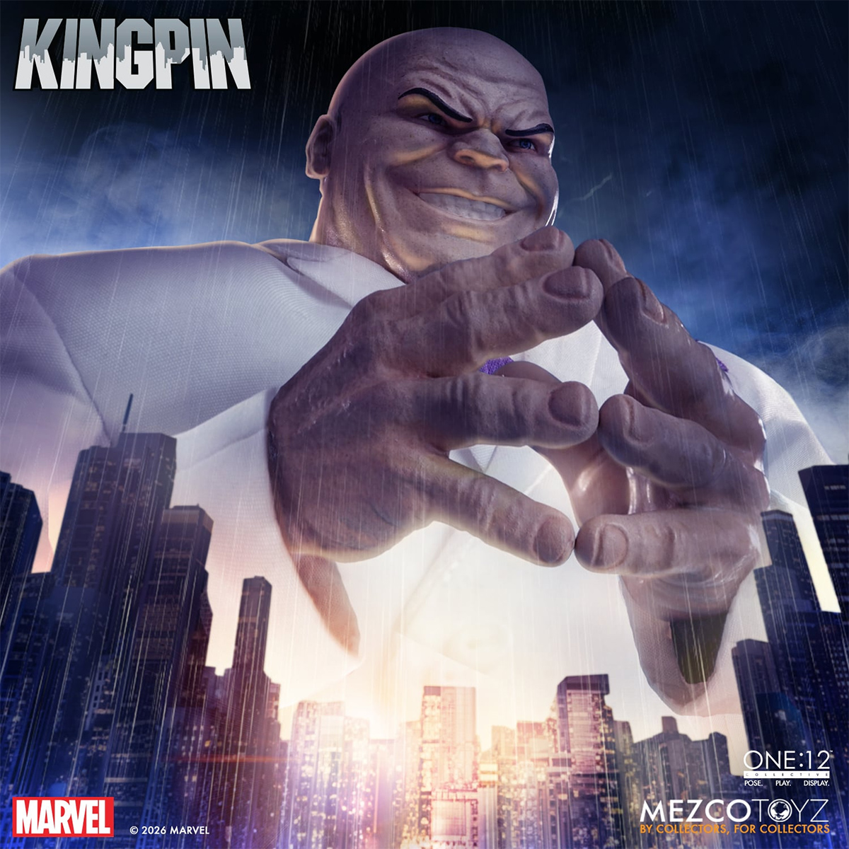 Action Figure Kingpin (Rei do Crime) One:12 Collective (Marvel)