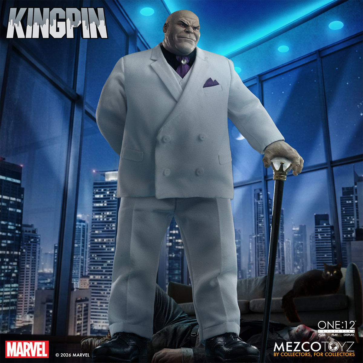 Action Figure Kingpin (Rei do Crime) One:12 Collective (Marvel)