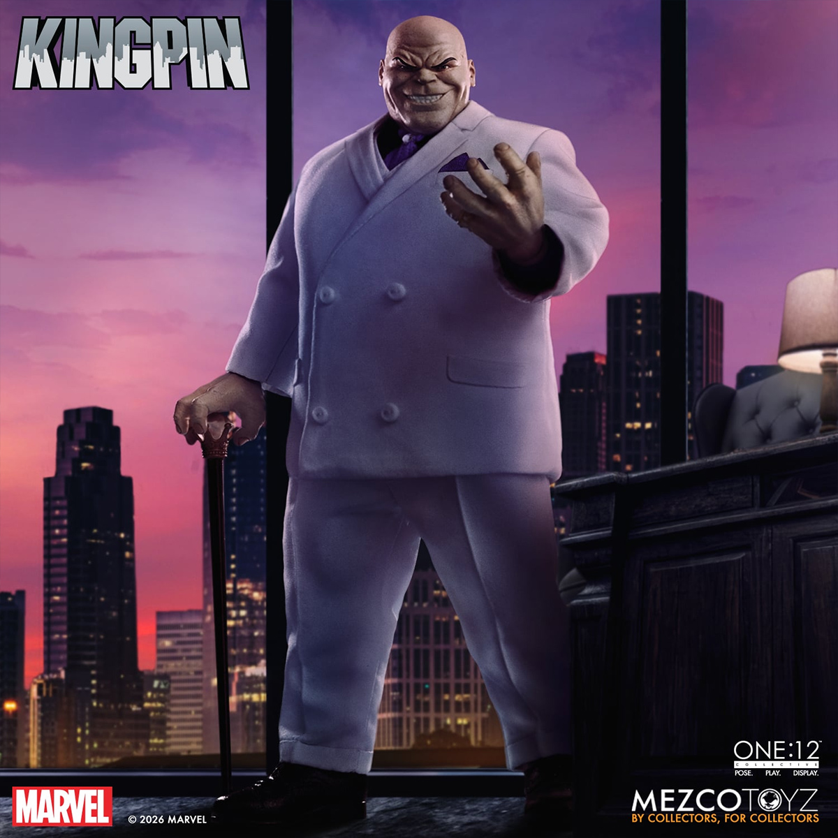 Action Figure Kingpin (Rei do Crime) One:12 Collective (Marvel)