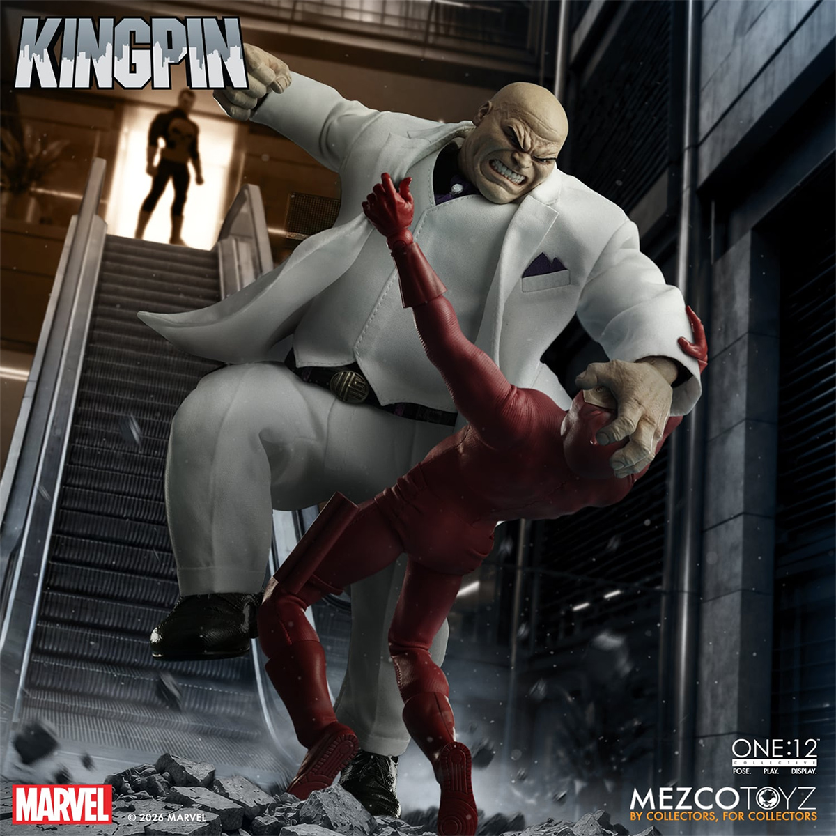 Action Figure Kingpin (Rei do Crime) One:12 Collective (Marvel)