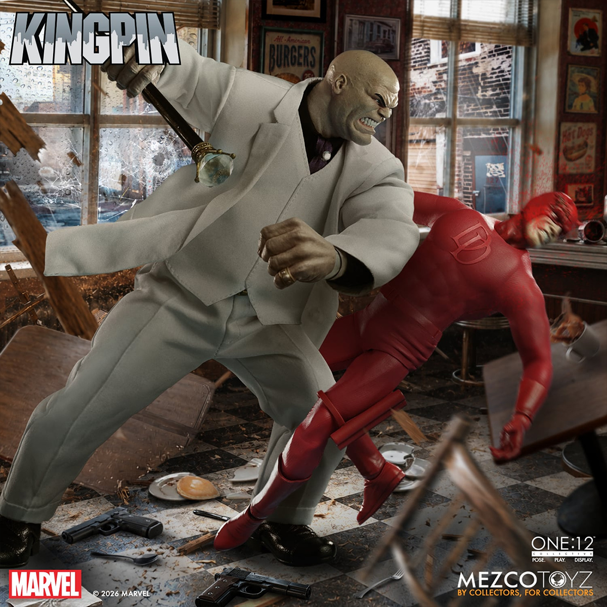 Action Figure Kingpin (Rei do Crime) One:12 Collective (Marvel)