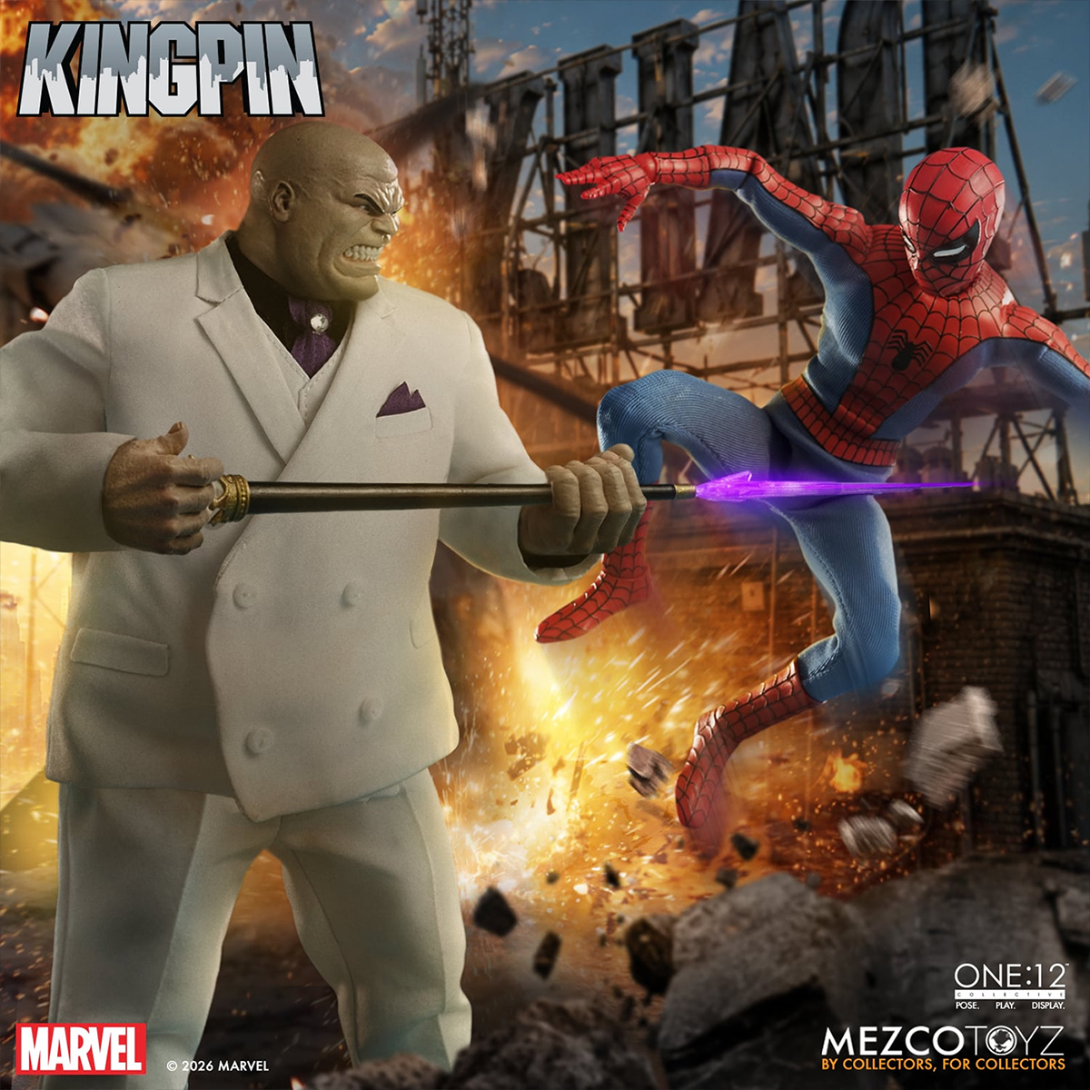 Action Figure Kingpin (Rei do Crime) One:12 Collective (Marvel)
