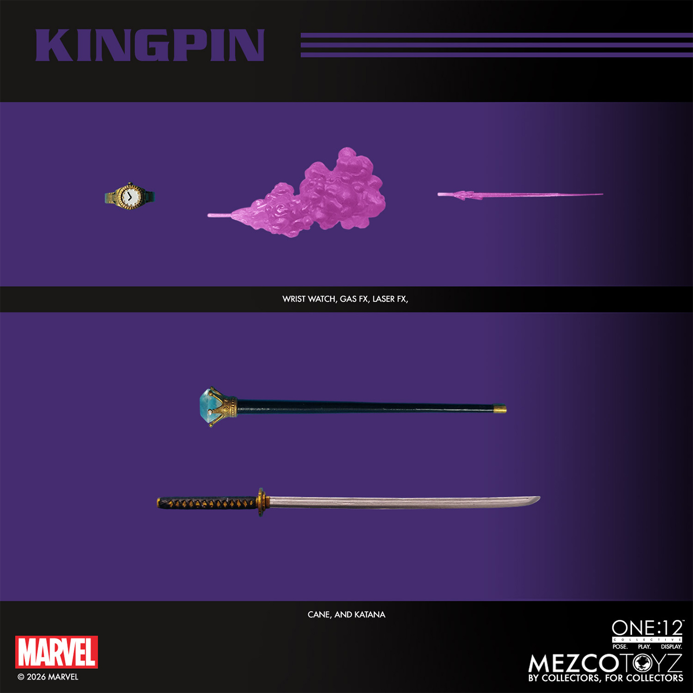 Action Figure Kingpin (Rei do Crime) One:12 Collective (Marvel)